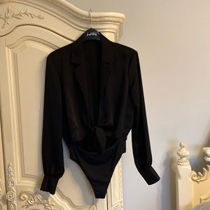 Babaton Black Body Suit